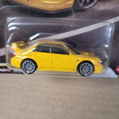 2026 Hot Wheels Subaru Impreza WRX STi Yellow Thrill Climbers