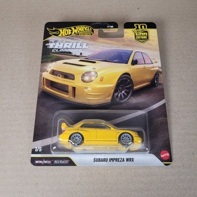 2026 Hot Wheels Subaru Impreza WRX STi Yellow Thrill Climbers