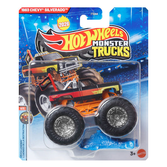 Hot Wheels Monster Trucks 1983 Chevy Silverado Vehicle (FYJ44)