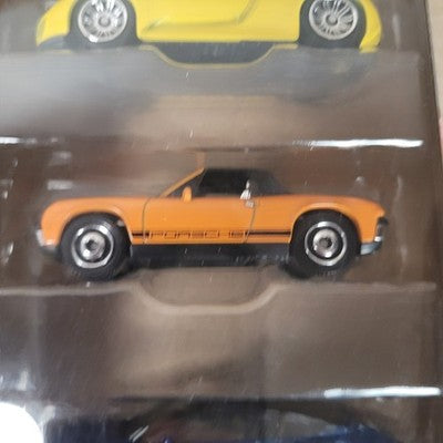 2025 Matchbox Porsche Heroes 5 Pack 911 GT3, 918, 914, 911 Targa, Cabrio
