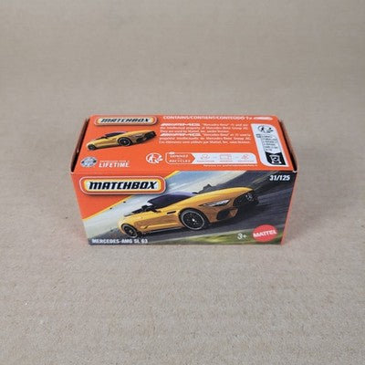 2026 Matchbox Power Grabs Mercedes-Benz SL 63 Yellow