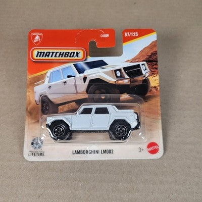 2026 Matchbox Lamborghini LM002 #87 White Short Card