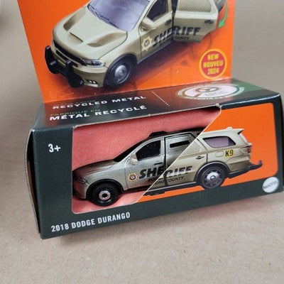 Matchbox 2018 Dodge Durango SHERIFF  2024 Moving Parts