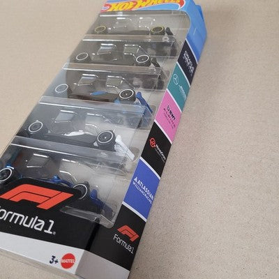 Hot Wheels Formula 2025 5-Pack Set 2026 Red Bull Atlassian Williams AMG
