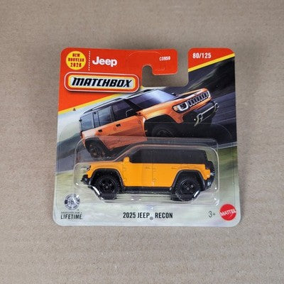 2026 Matchbox 2025 Jeep Recon Orange  #80 Short Card