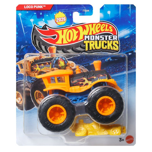 Hot Wheels Monster Trucks Loco Punk Vehicle (FYJ44)