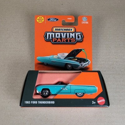 2025 Matchbox Moving Parts 23 1963 Ford Thunderbird Chalfonte Blue