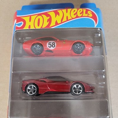 2026 Hot Wheels Ferrari Red 5er-Pack F40, SF90, Dino, 368, 12Cilindri