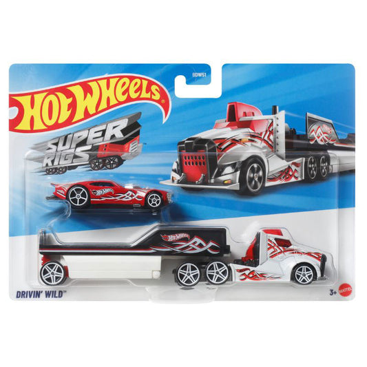 Hot Wheels Super Hauler Drivin' Wild Toy Truck (BDW51)