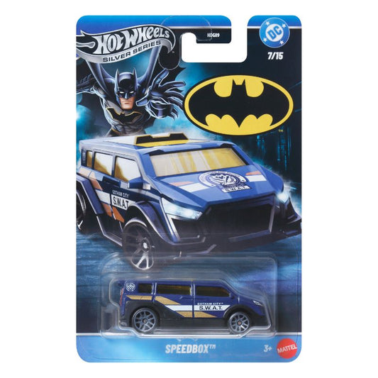 Hot Wheels Batman T Speedbox 7/15 JKW95 Diecast Toy Car (HDG89)