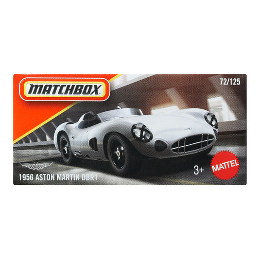 Matchbox Power Grabs 1956 Aston Martin DBR1 Diecast Toy Car (DNK70)