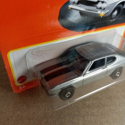 2021 Matchbox 1970 Ford Capri Grau #18 Short Card