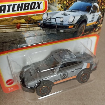 Matchbox 70 Years Special Edition 1985 Porshe 911 Rally Silver #80 Short Card