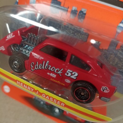 Matchbox Moving Parts Edelbrock Henry J Gasser Red