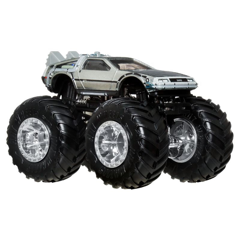 Hot Wheels Monster Trucks Back To The Future Time Machine Diecast Vehicle (FYJ44)