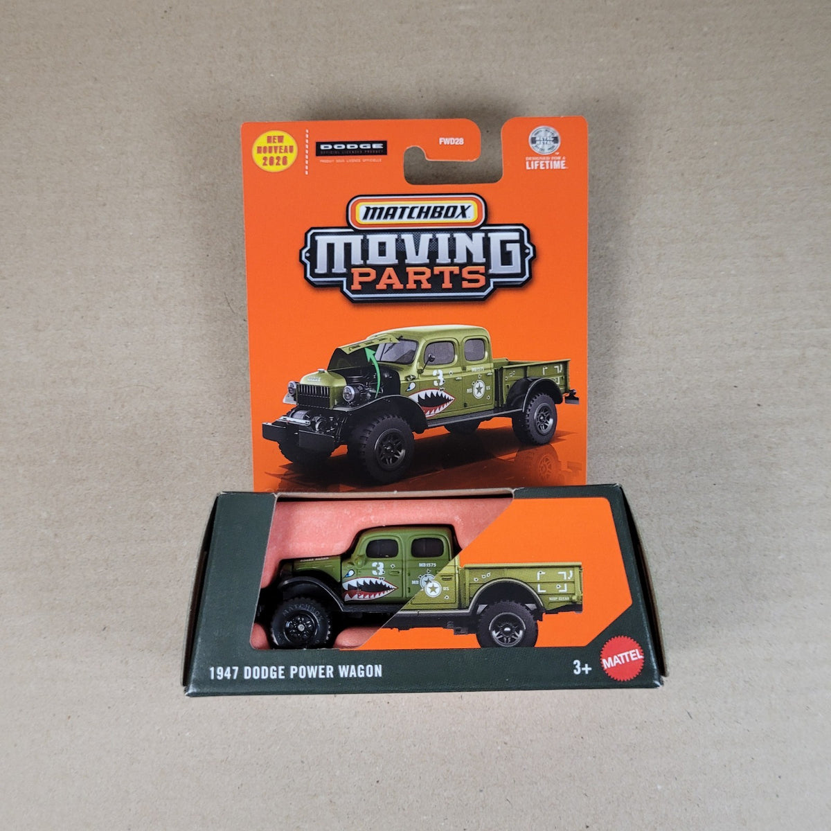 2026 Matchbox Moving Parts #37 - 1947 Dodge Power Wagon Green 