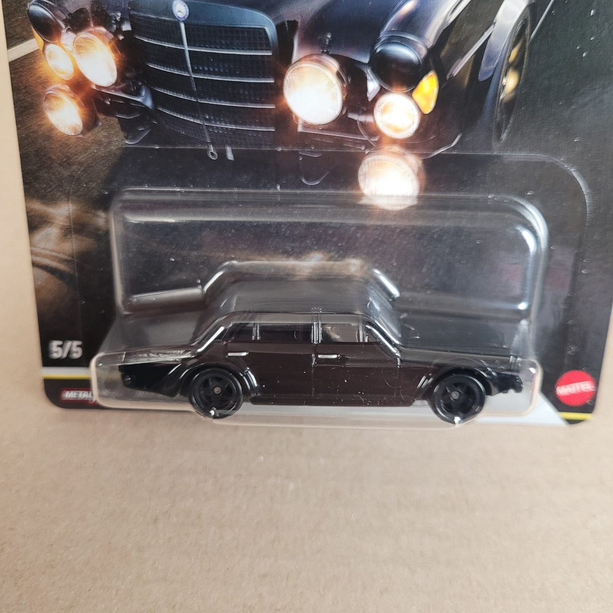 Hot Wheels Mercedes-Benz 300 SEL 6.8 AMG Thrill Climbers FPY86-961 Q 1/64 Schwarz