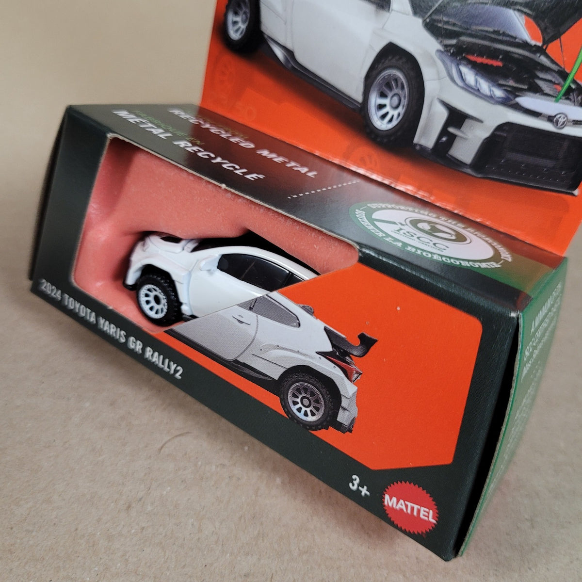 2026 Matchbox 2024 Toyota Yaris GR Rally2 White #23 Moving Parts