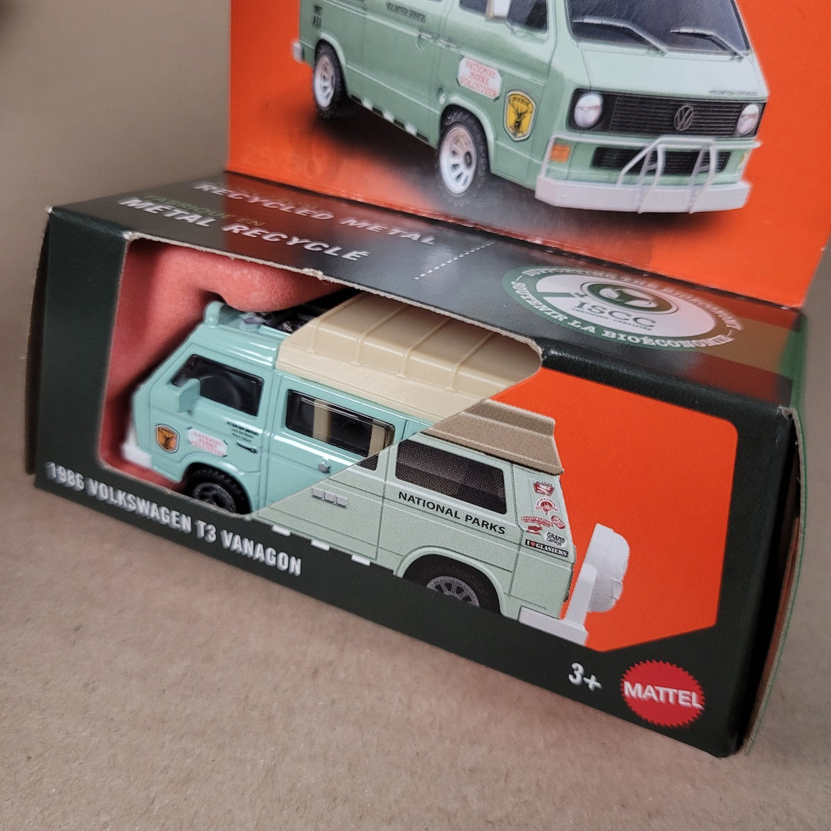 2026 Matchbox Moving Parts 1986 VW Volkswagen T3 Vanagon National Parks Green 