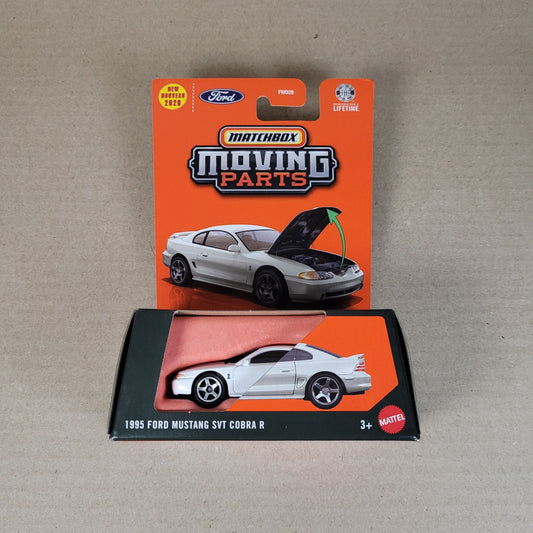 2026 Matchbox Moving Parts #36 - 1995 Ford Mustang SVT Cobra R White 