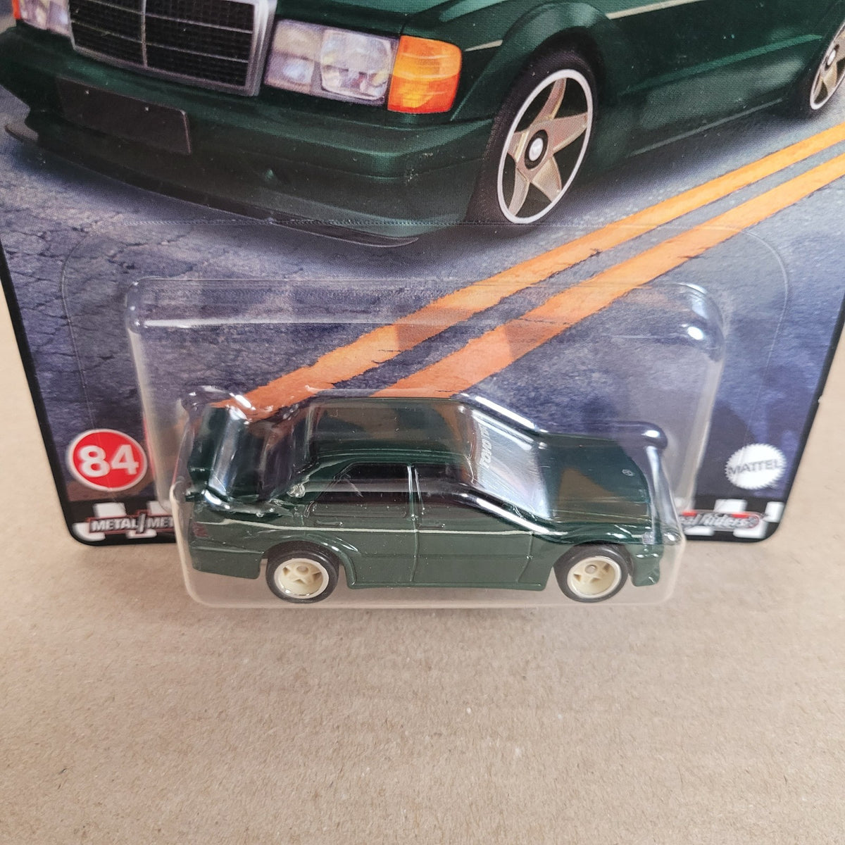 Hot Wheels Boulevard #84 Mercedes-Benz 190 E 2.5-16 Grün