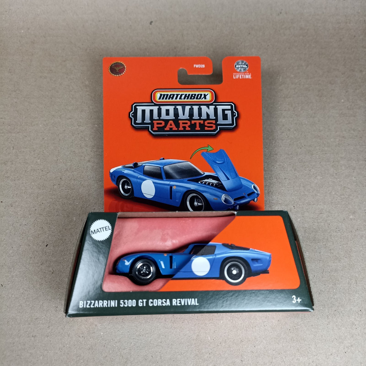 2025 Matchbox Moving Parts Bizzarrini 5300 GT Corsa Revival Blue 