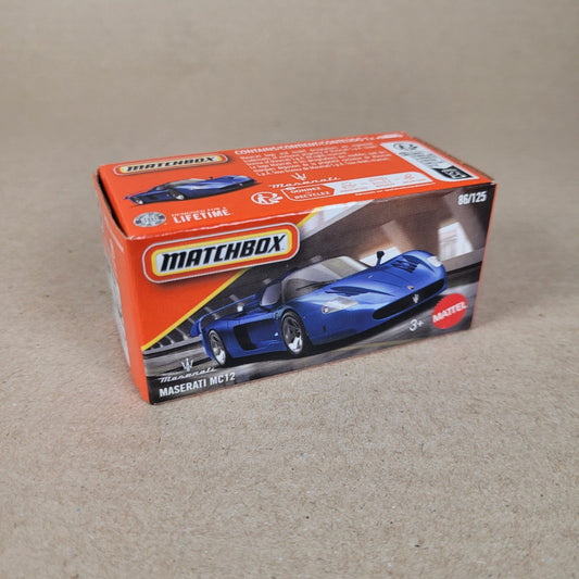 2026 Matchbox Power Grabs Maserati Mc12 Blue 