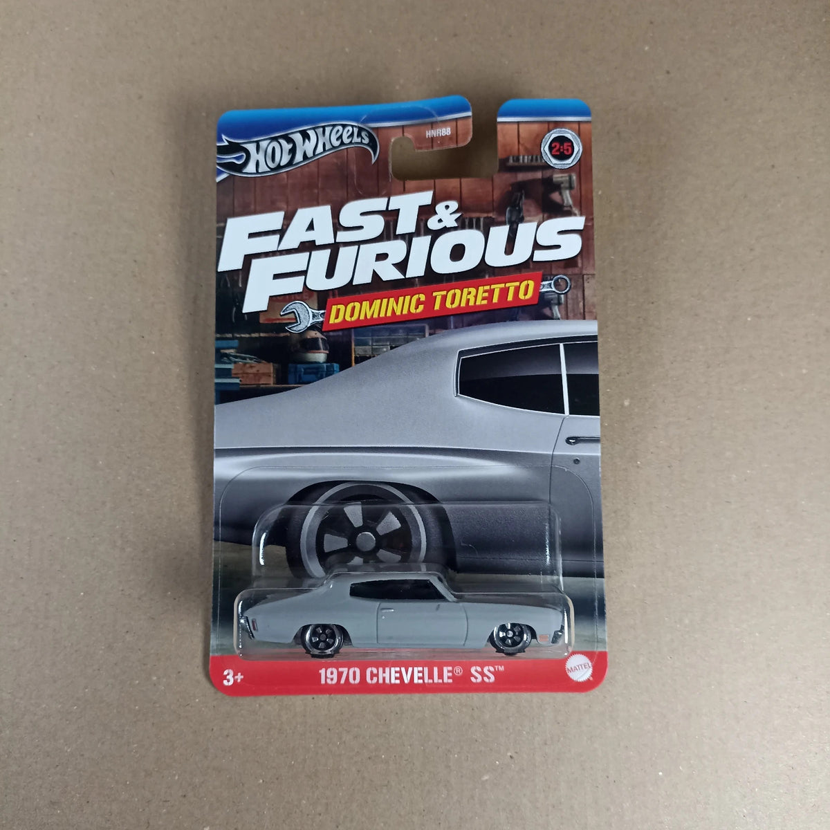 2024 Fast and Furious - Dominic Toretto - Hot Wheels Diecast Komplettset mit 5 Autos