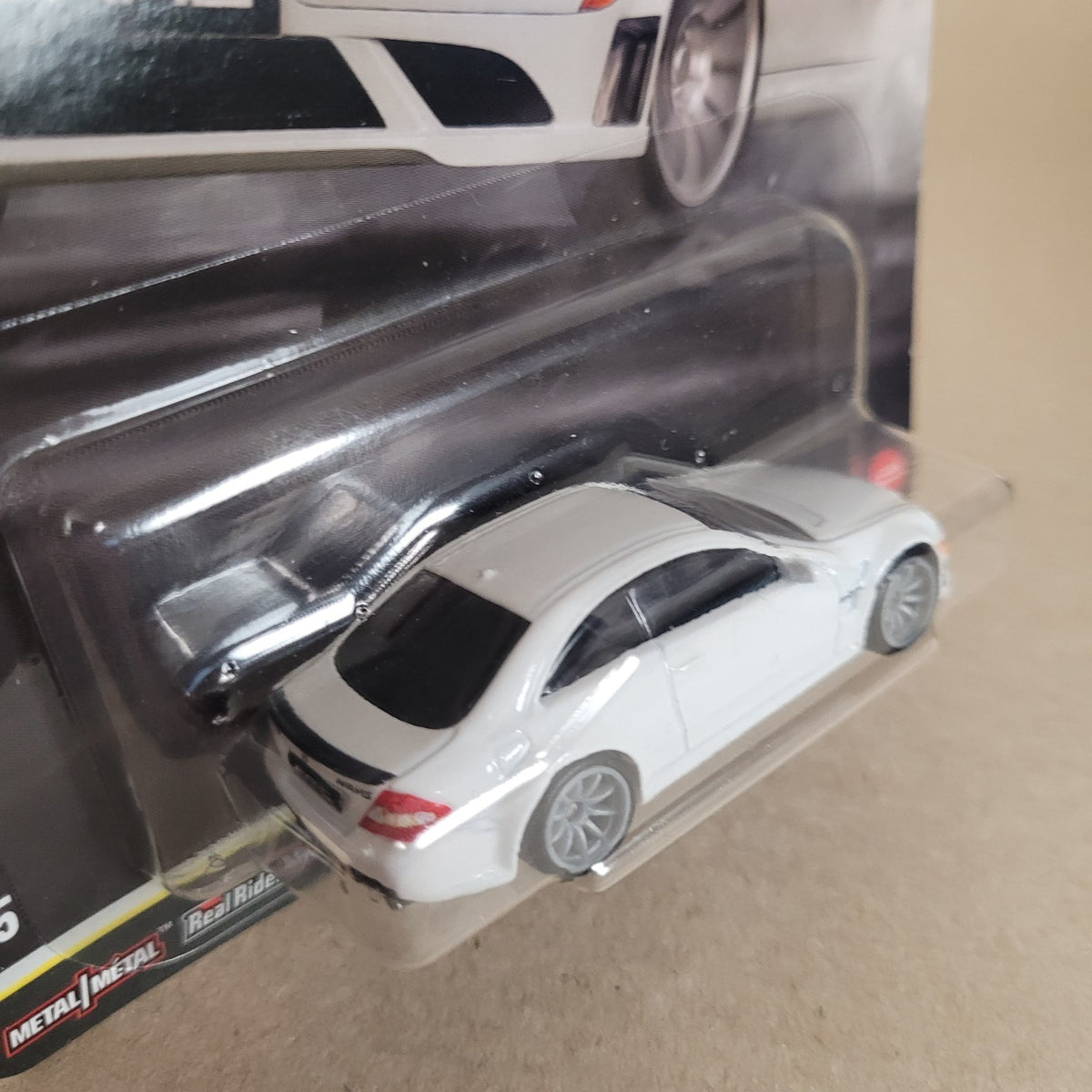 2008 Mercedes-Benz CLK 63 AMG 3/5 JKF29 power trip Hot Wheels premium 2026 white
