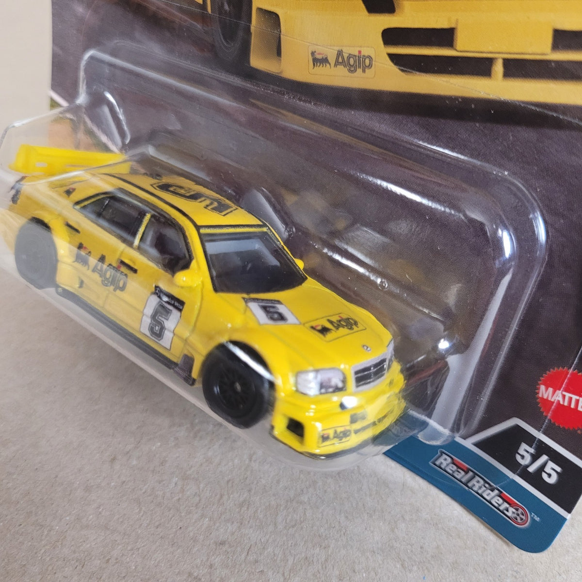 hot wheels Race Day 94 AMG Mercedes C-Class DTM Touring Yellow
