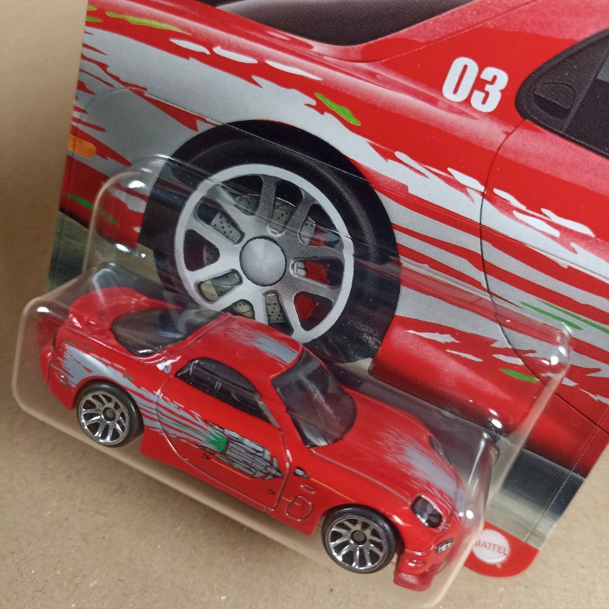 2024 Fast and Furious - Dominic Toretto - Hot Wheels Diecast Komplettset mit 5 Autos