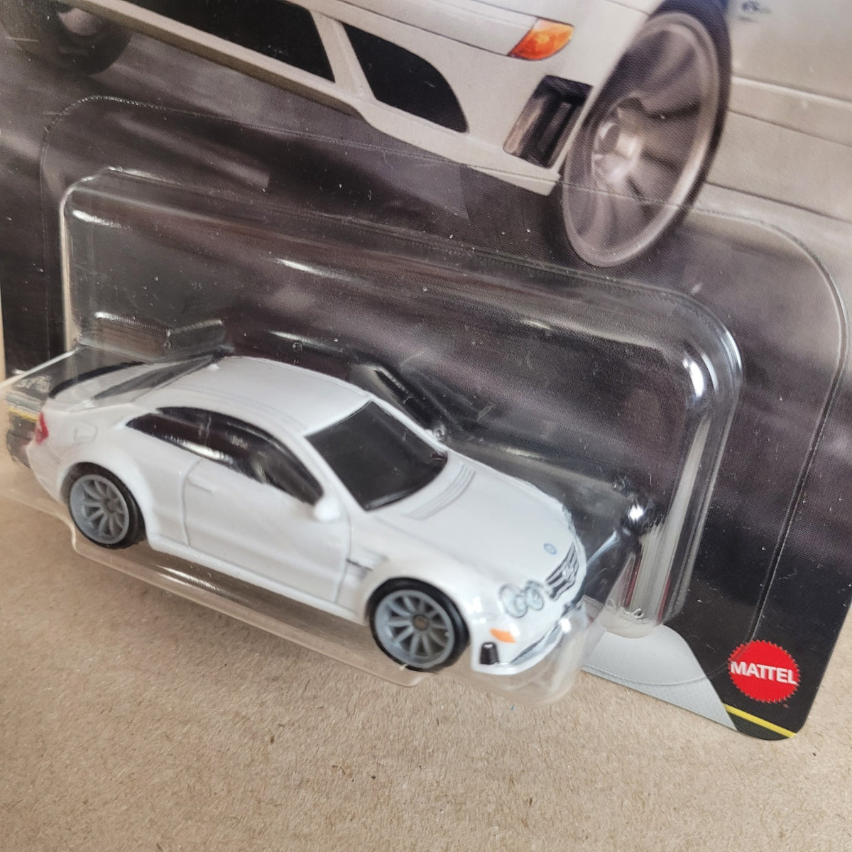 2008 Mercedes-Benz CLK 63 AMG 3/5 JKF29 power trip Hot Wheels premium 2026 white