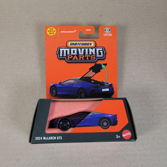 2026 Matchbox Moving Parts 2024 McLaren GTS Purple