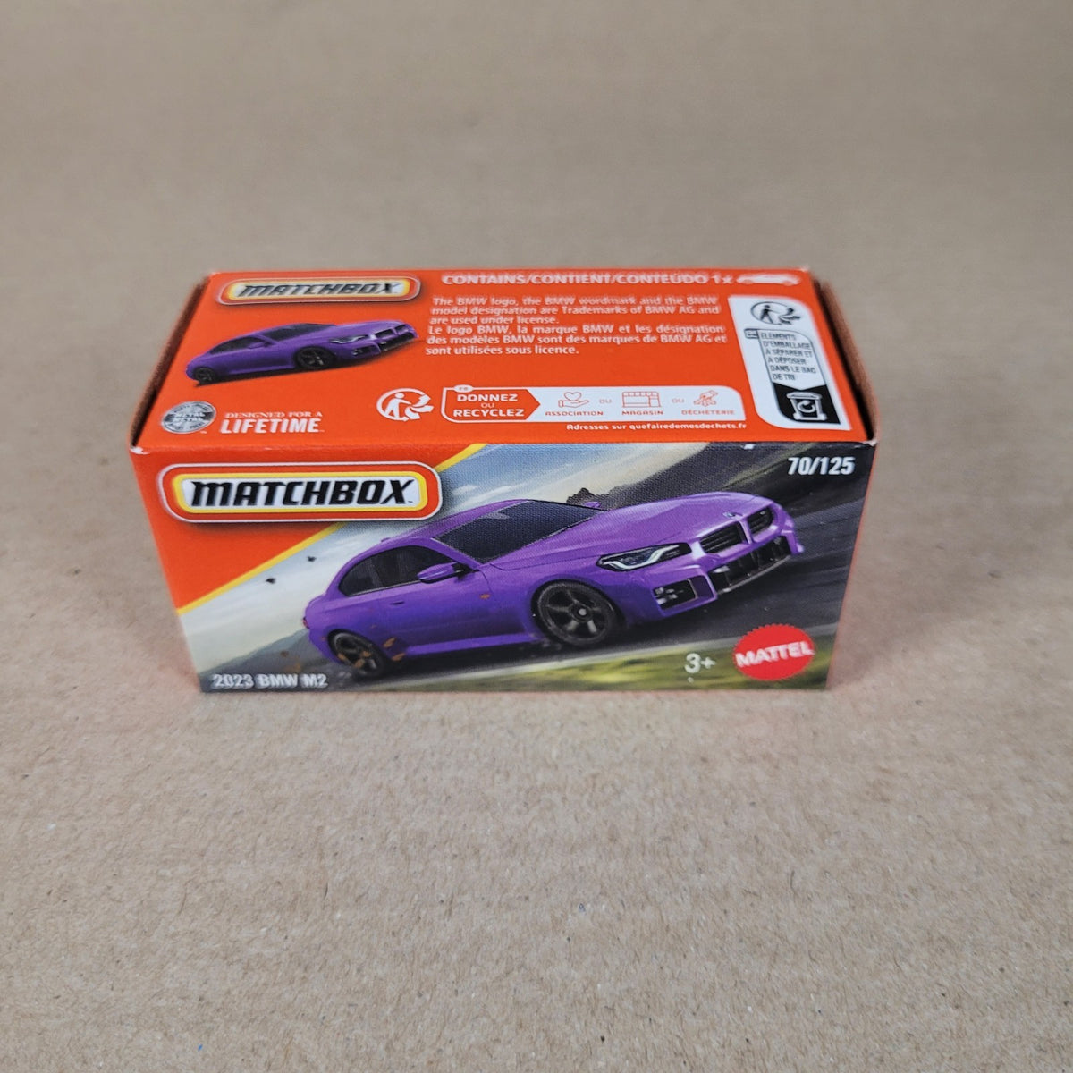 2026 Matchbox Power Grabs 2023 BMW M2 #70 Purple