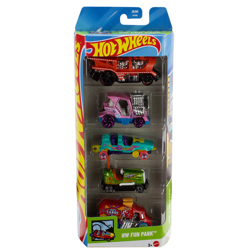 Hot Wheels Set Mattel Fun Park 5-Car Pack (1806)