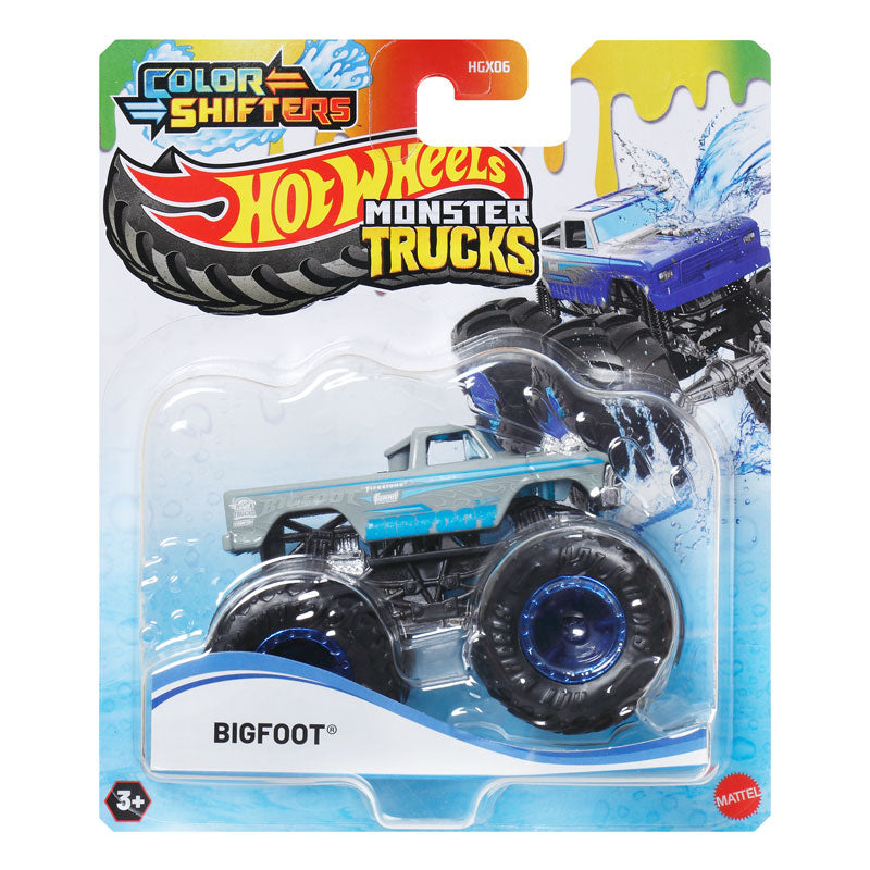 Hot Wheels Monster Trucks Color Shifters Bigfoot Vehicle (HGX06)
