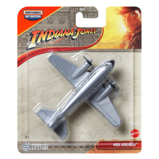 Matchbox Sky Busters Indiana Jones Airliner Toy Plane (JDJ05)