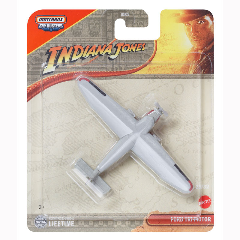 Matchbox Sky Busters Indiana Jones Ford Tri-Motor Airplane (JDJ05)