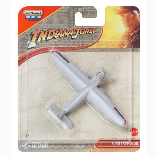 Matchbox Sky Busters Indiana Jones Ford Tri-Motor Airplane (JDJ05)