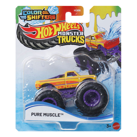 Hot Wheels Monster Trucks Color Shifters Pure Muscle Vehicle (HGX06)