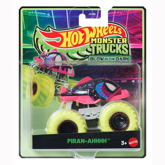 Hot Wheels Monster Trucks Piran-ahhhh Glow In The Dark Vehicle (JFX08)
