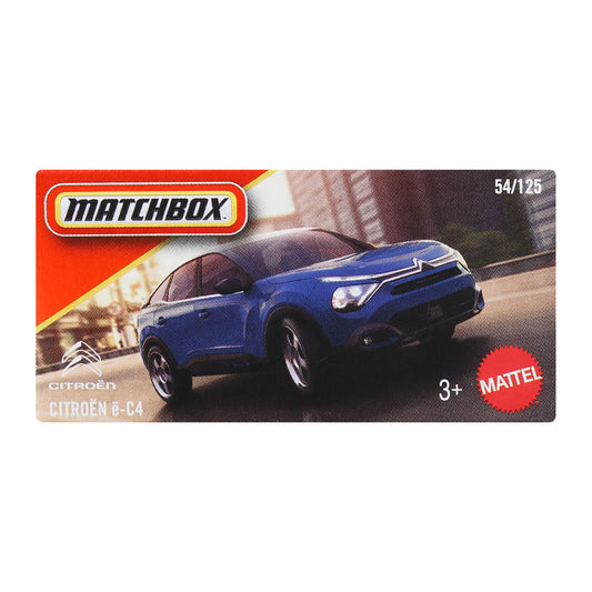 Matchbox Power Grabs Citroen E-C4 Toy Car Collectible (DNK70)