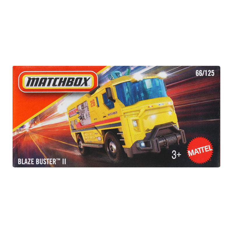 Matchbox Power Grabs Blaze Buster II Toy Car Collectible (DNK70)