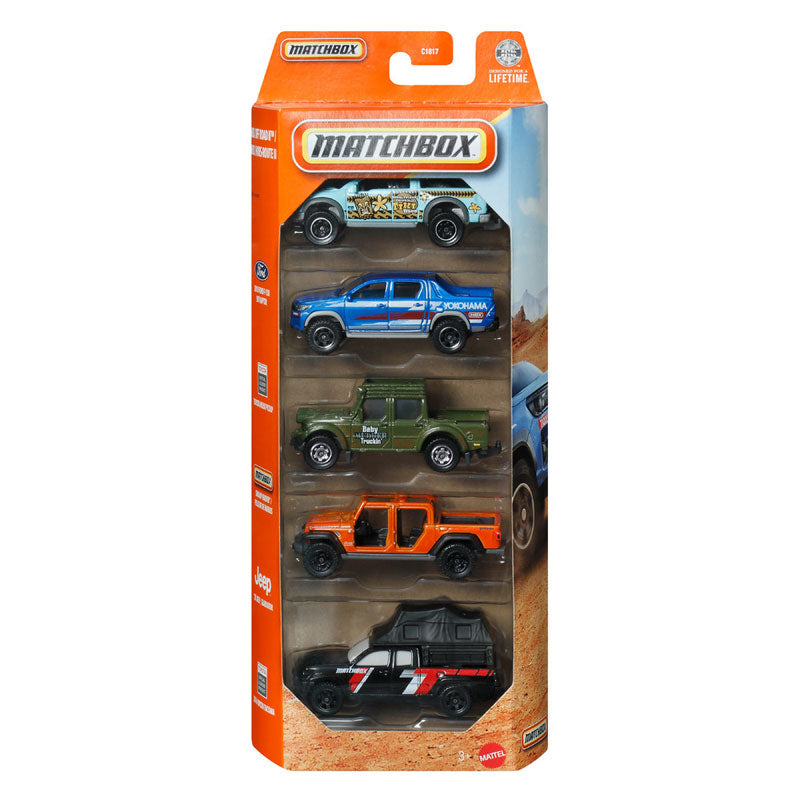 Matchbox Sets Mattel Off Road II Five Car Collection JJP27 (C1817)