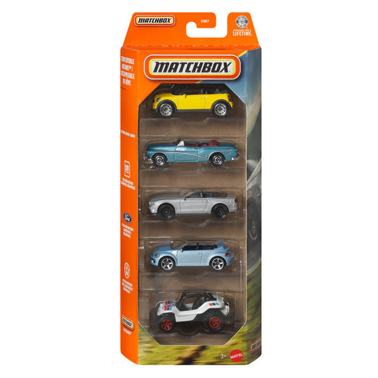 Matchbox Sets Mattel Convertible Dreams 5-Pack Vehicle Collection (C1817)