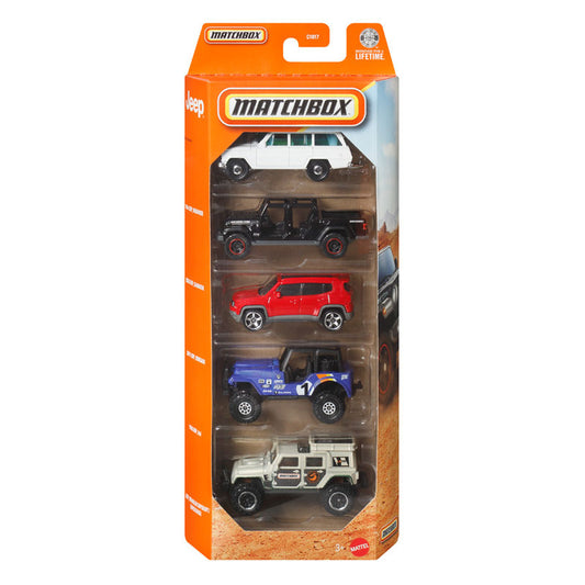 Matchbox Sets Mattel Vehicles 5-Pack Jeep Collection (C1817)