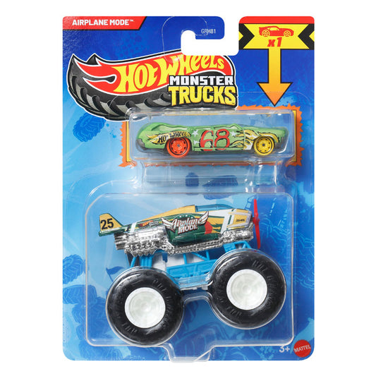 Hot Wheels Monster Trucks Metal Monster S Airplane Mode (GRH81)