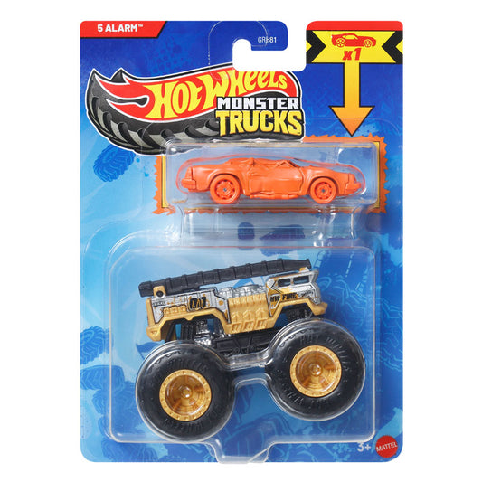 Hot Wheels Monster Trucks Metal Monster S 5 Alarm Diecast Vehicle (GRH81)