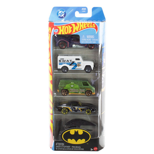 Hot Wheels Set Mattel Batman 5-Pack Vehicles JKG08 (1806)