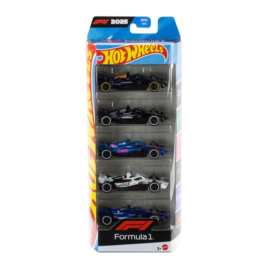 Hot Wheels Set Mattel Formula 1 Five Pack Racing Cars (1806)